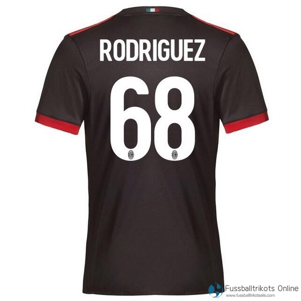 AC Milan Trikot Ausweich Rodriguez 2017-18 Fussballtrikots Günstig
